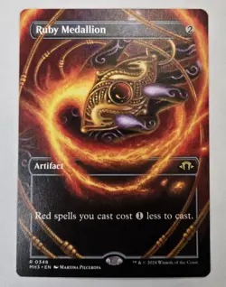 Ruby Medallion (Borderless) Modern Horizons 3 Regular - Image 1