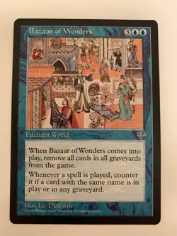 MTG LP Bazaar of Wonders Mirage Regular Rare - Image 1