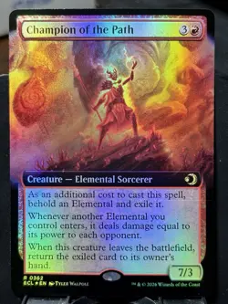 Champion of the Path (Extended Art) - FOIL - MTG - ECL - 0362 - RARE ~ NM - Image 3