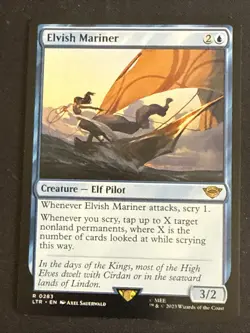 1x Elvish Mariner (283) The Lord of the Rings LP MTG Magic the Gathering x1 MKE - Image 1