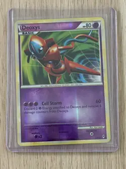 Pokemon Deoxys 2/95 Call of Legends Reverse Holo Holo Rare 80 HP English 2011 - Image 1