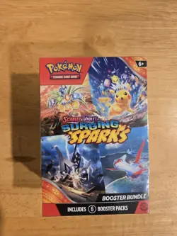 Pokemon Surging Sparks Booster Bundle (6 Packs) | Factory Sealed - Image 1