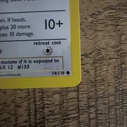 Pokemon TCG Eevee Legendary Collection 74/110 Regular NM-MINT Condition - Image 4