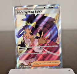 Pokemon TCG Journey Together Iris's Fighting Spirit Ultra Rare Holo 180/159 NM - Image 1