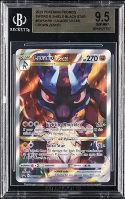 2023 POKEMON PROMO SWSH CROWN ZENITH #SWSH291 LUCARIO VSTAR BGS 9.5 - Image 1
