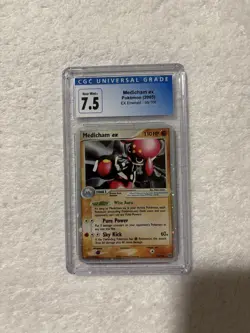 POP 5 Pokemon MEDICHAM ex 95/106 (Holo Rare) Emerald - CGC 7.5 - Image 1