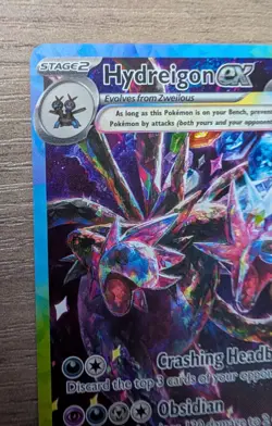 Pokemon Hydreigon ex 240/191 SV08 Surging Sparks Holo Special Illustration Rare - Image 2