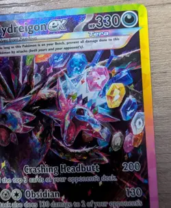 Pokemon Hydreigon ex 240/191 SV08 Surging Sparks Holo Special Illustration Rare - Image 3