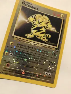 Pokemon TCG Electabuzz 001/009 Best of Promos Reverse Holo 2002 Winner Stamp - Image 2
