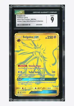 Pokemon CGC 9 Solgaleo GX Promo 2019 SM104a Black Star Promos English #1 - Image 1
