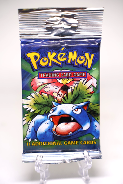 Pokemon Base Set Booster Pack Unlimited Venusaur Art WOTC TCG Vintage Sealed - Image 1
