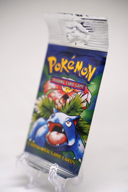 Pokemon Base Set Booster Pack Unlimited Venusaur Art WOTC TCG Vintage Sealed - Image 3