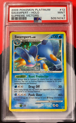 Swampert 12/147 Supreme Victors Holo 2009 Pokemon Platinum PSA 9 MINT - Image 1