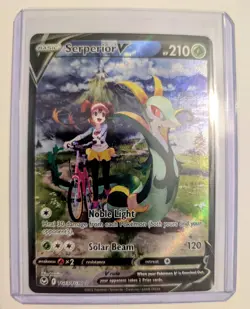 Pokemon Serperior V TG13/TG30 Swsh12 Silver Tempest Ultra Rare Full Art Holo - Image 1