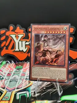 Yu-Gi-Oh! Dogmatika Lawbringer MZMU-EN052 Ultra Rare 1st Ed NM - Image 1