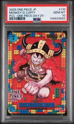 2025 ONE PIECE JPN PREMIUM COLLECTION ONE PIECE DAY'25 MONKEY D. LUFFY PSA 10 - Image 1