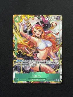 Nami Alternate Art Foil OP14-031 The Azure Sea's Seven One Piece - Image 1