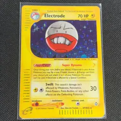 Electrode - H7/H32 - Holo Rare - Aquapolis - Pokemon Card - LP - Image 1