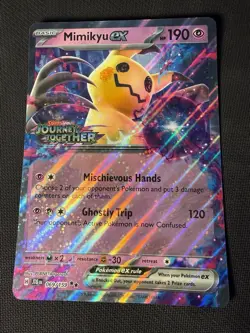Mimikyu Ex 069/159 Journey Together Stamped Promo Jumbo Pokemon Card - Image 1