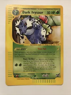 Dark Ivysaur Best Promo 6 Winner Stamp - Near Mint - Pokemon Trading Card Game - Image 1