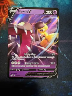 Mawile V - 070/195 - Pokemon Silver Tempest Sword & Shield Ultra Rare Card NM - Image 1