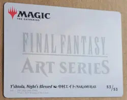 Y'shtola Night's Blessed Art Series 53/53 Final Fantasy MTG Art Card - Image 2
