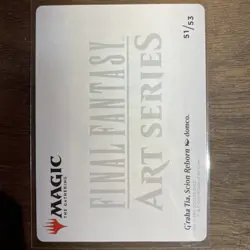 Scion Reborn Graha Tia Signature Card 51/53 Gold Stamp Final Fantasy MTG Art - Image 2