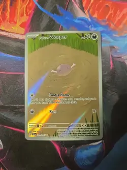 Paldean Wooper IR 221/193 Sv02 Paldea Evolved Illustration Rare Holo Card LP - Image 1