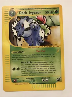 Dark Ivysaur Best Promo 6 - Near Mint - Pokemon Trading Card Game - Image 1