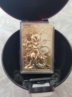 Pokemon Burger King 23K Gold Plated Mewtwo #150 Card w/ Box & Cert - Image 1