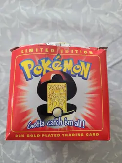 Pokemon Burger King 23K Gold Plated Mewtwo #150 Card w/ Box & Cert - Image 4