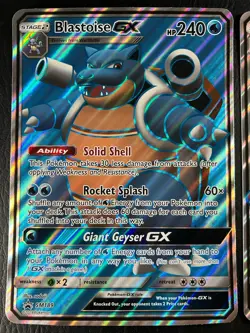 Blastoise GX SM189 & Raichu GX SM90 Pokemon TCG Holo Black Star Promo JUMBO Card - Image 4