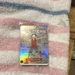 One Piece US Voyage Monkey D. Luffy Holo Character Card Lot - 2 Cards - Image 2