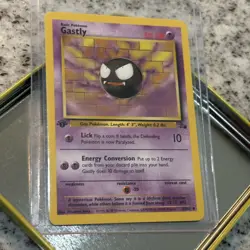 1st Edition Gastly NM 33/62 | Pokemon TCG Card | WOTC Vintage BEAUTY 🤩 - Image 5