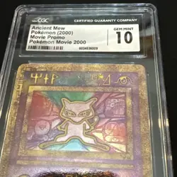 CGC 10 GEM MINT Ancient Mew 2000 Movie Promo Holo Pokemon Card - Image 3