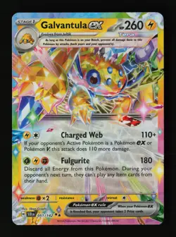 Galvantula ex 051/142 Holo SV07: Stellar Crown Pokemon Card - Image 1