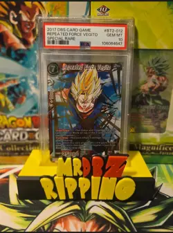 Dragon Ball Super TCG Repeated Force Vegito Card BT2-012 Psa 10 - Image 1