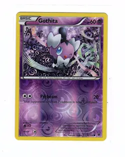Gothita 32/124 XY - Fates Collide Reverse Holo - Pokemon Card - Image 1