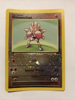 Hitmonchan #2 Best of Game Reverse Holo 2002 Promo Card - Image 1