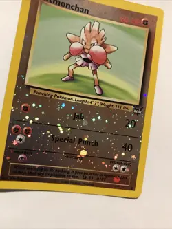 Hitmonchan #2 Best of Game Reverse Holo 2002 Promo Card - Image 2