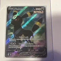 Pokemon Umbreon V Single Strike Holo 200 HP Card 094/203 English - Image 1