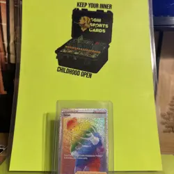 Iscan Full Art Rainbow Holo Secret Rare Pokemon Card Lost Origins 207/196!!! - Image 1