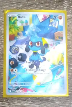 Pokemon TCG Riolu SV1a 2 Card Holo Lot English Basic Standard Card Stock - Image 1