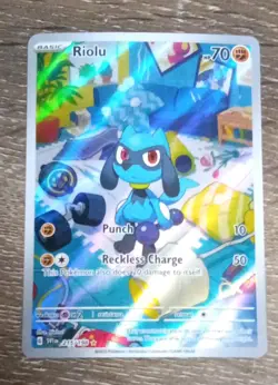 Pokemon TCG Riolu SV1a 2 Card Holo Lot English Basic Standard Card Stock - Image 2