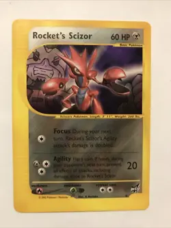 Rocket's Scizor Best of Game non-holo RARE Promo #4 Card - Image 1