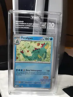 Feraligatr Promo Card 213 Scarlet & Violet Illustration Contest 2024 - Image 1
