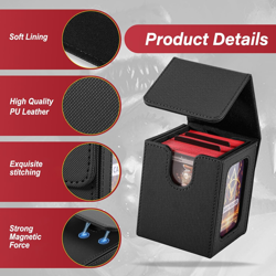 MTG Deck Box, Double Display Window MTG, Commander Deck Box Fits 120+ Single Sle - Image 2