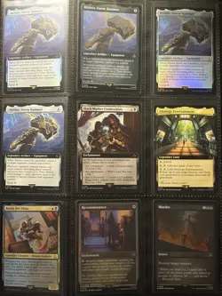 Magic The Gathering Assassins Creed Collection In Vaultx Binder Foils,Lands,etc - Image 1