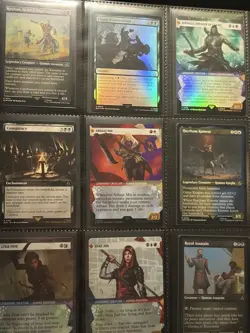 Magic The Gathering Assassins Creed Collection In Vaultx Binder Foils,Lands,etc - Image 2