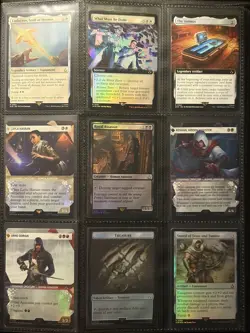Magic The Gathering Assassins Creed Collection In Vaultx Binder Foils,Lands,etc - Image 3